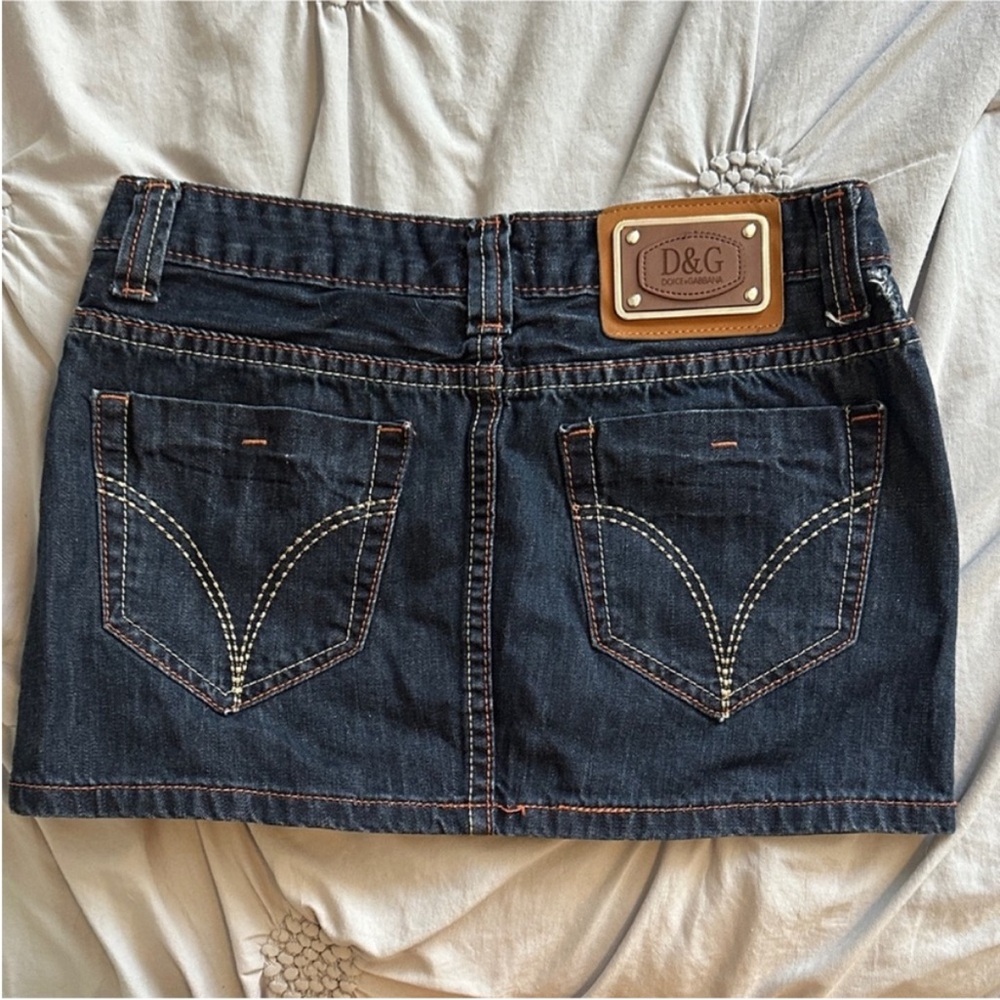 D&G kids Dark Blue Mini Skirt